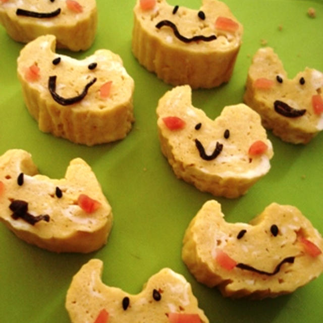 ネコ型卵焼き【たまごねこ】のつくれぽが１1人になったー。