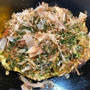 久しぶりに近所のお好み焼き屋へ