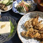 ゲリラ豪雨＆ムネ肉とゴボウの唐揚げ