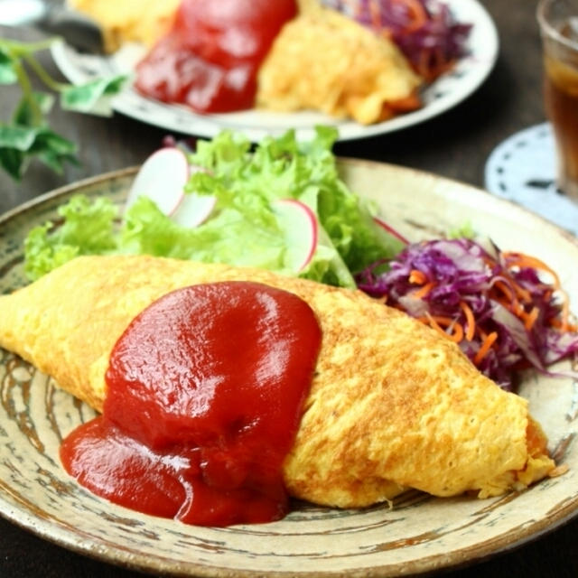 昼カフェ☆昔ながらのオムライス