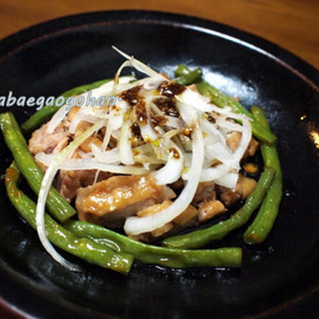 鶏もも肉のママレード煮とひじきと蓮根の煮物