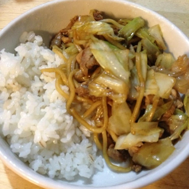 朝から焼きそば
