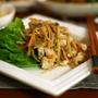 新牛蒡の鶏蒸し「春野菜」