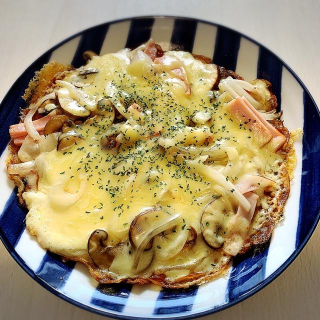 新じゃがフライパンピザ