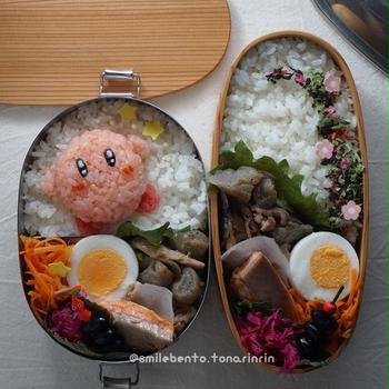 お弁当2つ（パパさんと息子）