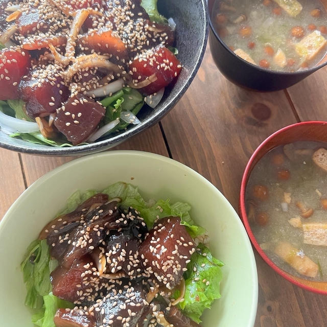 おうちで再現｜ハワイで食べたアヒポキ丼