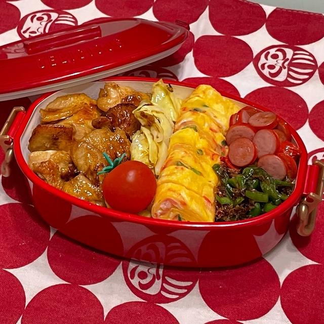 【お弁当】買い出し前のあるものでのっけ弁