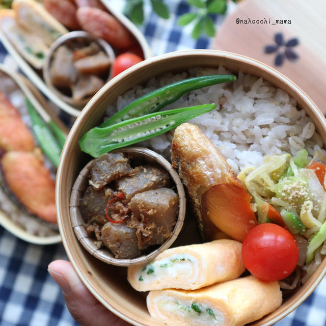 お弁当おかずは【こんにゃくのピリ辛おかか煮】ゆる糖質オフ生活継続中