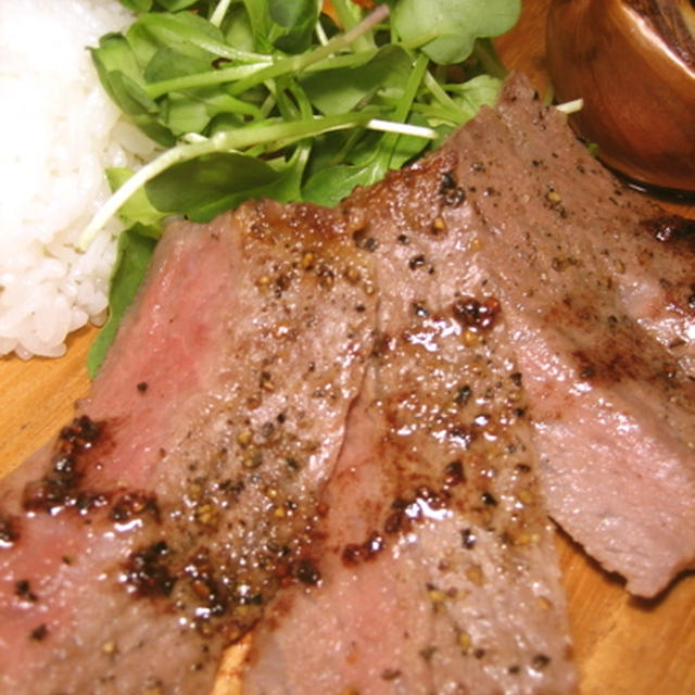 牛肉のタリアータ☆シンプル赤ワインソース