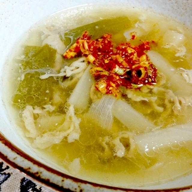 レシピ・ピリ辛ヤンニョムがスープの旨味を引き立てる、牛肉と大根のスープ