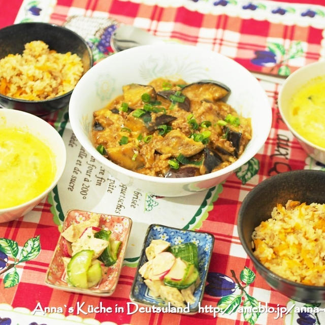 【献立】お肉たっぷり本格麻婆ナスの献立 とちょっとした事件