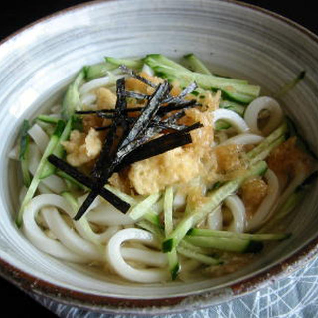 冷やしたぬきうどん?関西風?