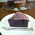 【簡単スイーツ】たっぷり紫芋のしっとりベイクドケーキ♪