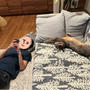 猫はソファーで飼い主は床