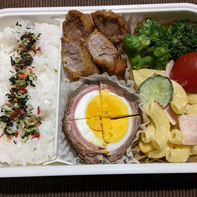 わたしのお弁当　〜卵の肉巻き弁当〜