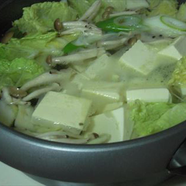湯豆腐で簡単鍋！