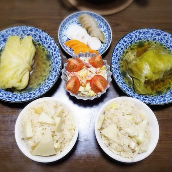 【家ごはん】今年は遅かったタケノコ～筍ごはんの献立
