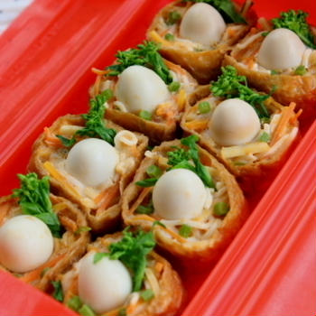 「ホーム」ルクエｄｅ野菜たっぷりおいなりさん。