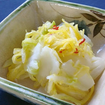 さわやか風味！ゆず香る白菜の漬物