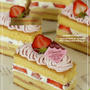 ラズベリーといちごのケーキ