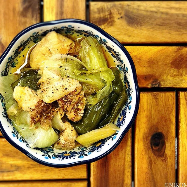 【煮込みレシピ】鶏むねといろいろ野菜のだし醤油煮込み