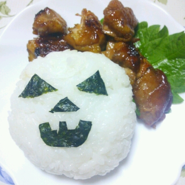 ハロウィン照り焼きチキン寿司