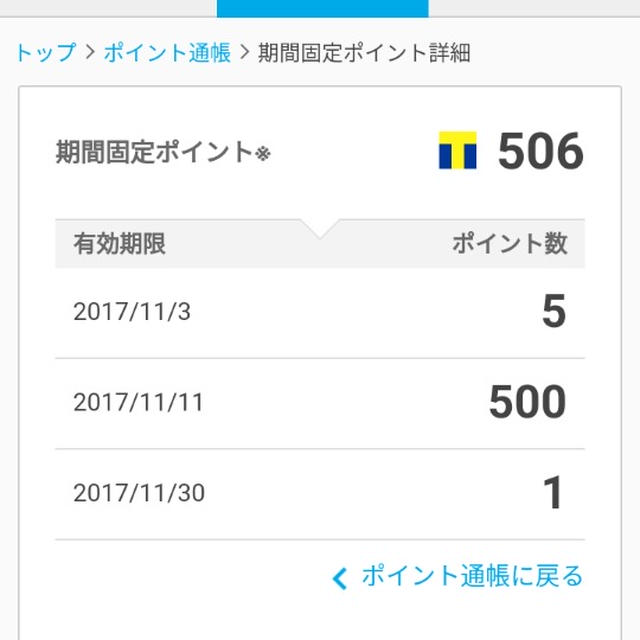 要チェック☆期間固定のTポイント500円分が付いている