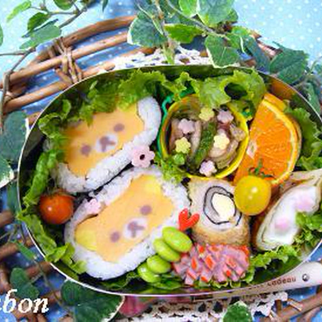 ズボラ なリラックマ巻き寿司 海苔巻き のお弁当 キャラ弁 By ささぼんさん レシピブログ 料理ブログのレシピ満載