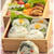 ぷりぷりホタテ生姜つくね。　と　お弁当。
