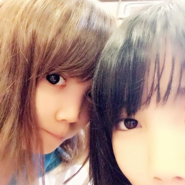 妹との写真。素っぴんさらします。あしからず。