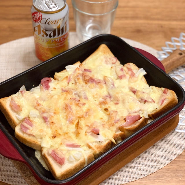 新玉ねぎで簡単美味過ぎピッツァ