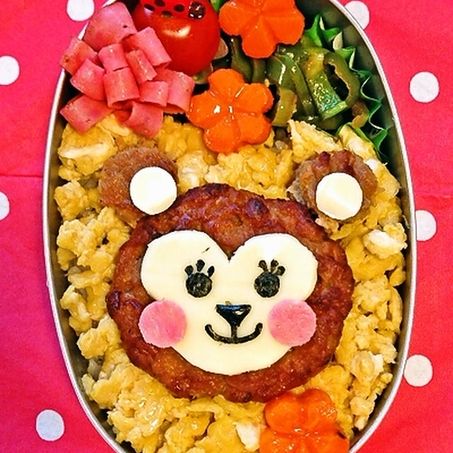 ハンバーグくまさん　弁当