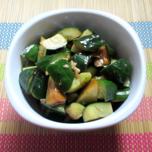 ＜イギリス料理・レシピ＞ 中国風キュウリのサラダ【Chinese Cucumber Salad】