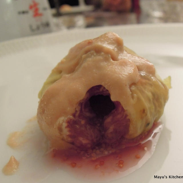 簡単！とろけるいちじくとゴマだれのっけ- EASY! Warm Melting Figs with Sesame Miso sauce.