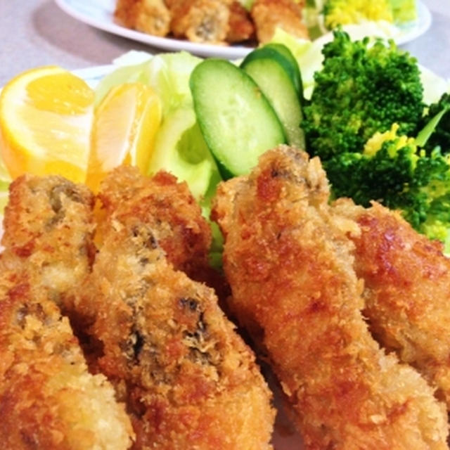 牡蠣の揚げ焼き＆私のソース♪