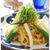 イカとオクラの明太子パスタ