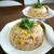 ふんわり炒り卵の鮭フレークde簡単炒飯♪