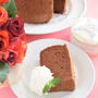 ココアシフォンケーキ　カフェ風スイーツ時間♪