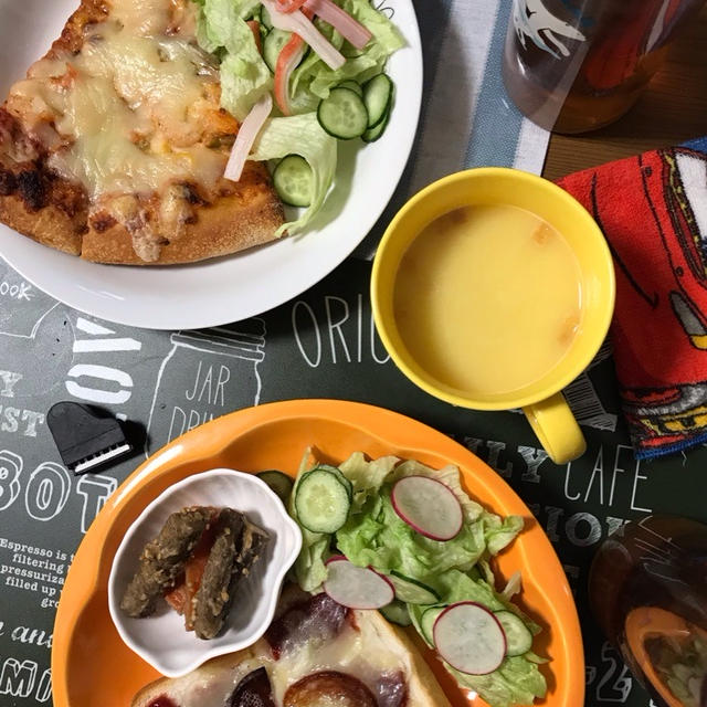【朝ごはん】冷凍保存と作り置きで楽チン☆今日の朝ごはん