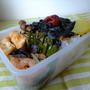 小海老とキクラゲの中華炒めお弁当。