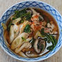 具だくさんの鶏南蛮うどん