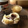 nutella牛乳蒸しパン。