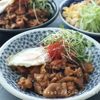 【レシピ】鶏肉のルーローハン風さっぱり旨味どんぶり