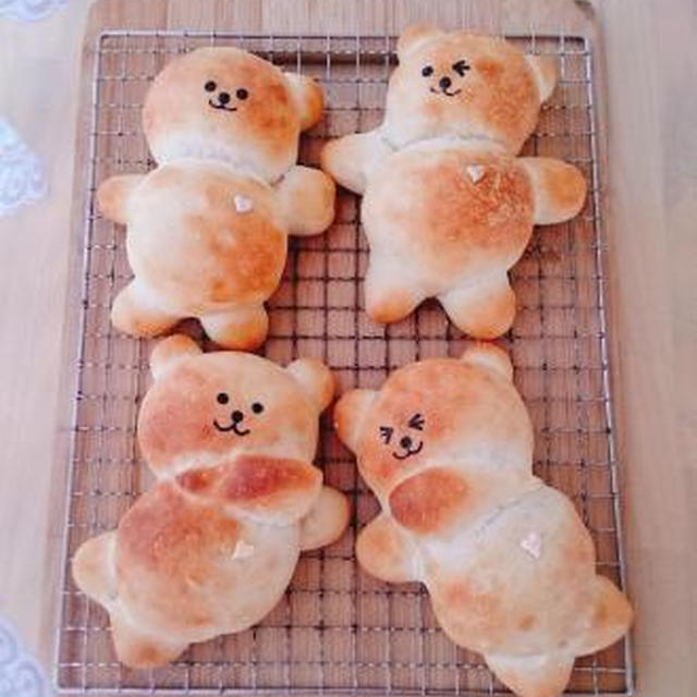 くまちゃんチョコパン♪