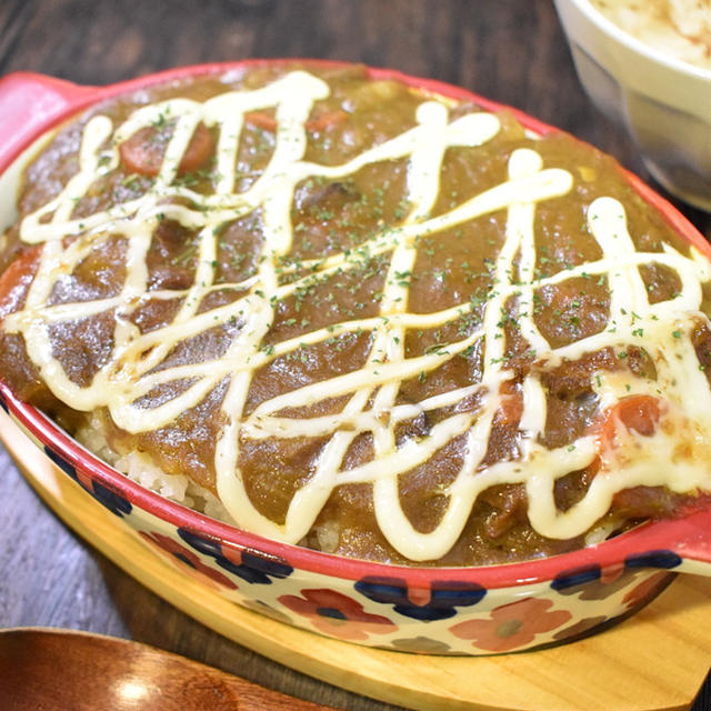めっちゃ簡単♪残り物焼きカレー