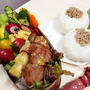 ５・２８　肉味噌おにぎり弁当～♪