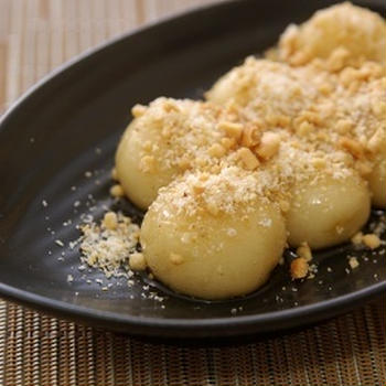 ピーナッツとゴマをまとった香港の団子 糖不甩レシピ