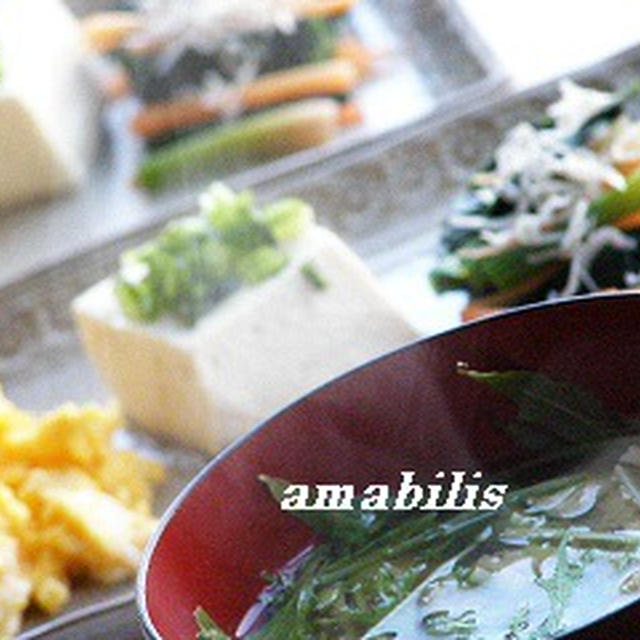 玉子と野菜の定食