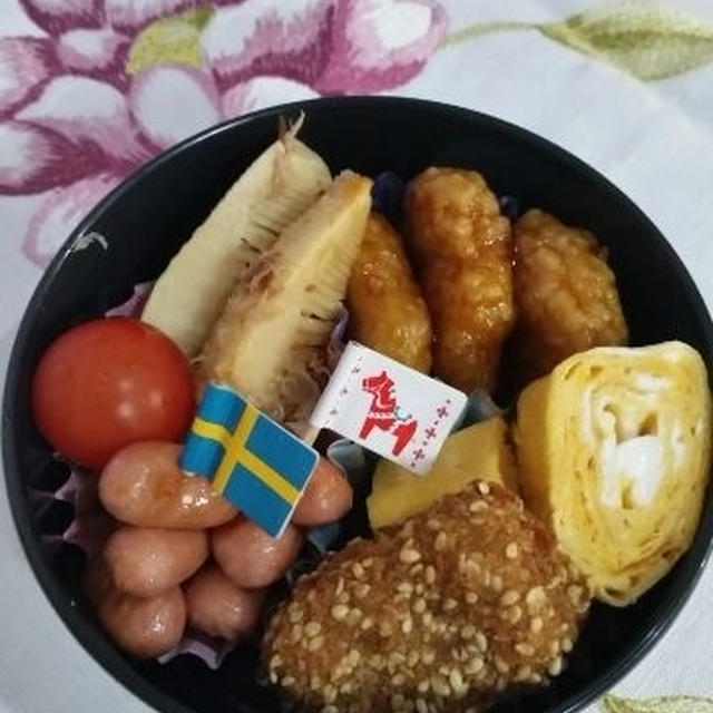 今週も始まりました、息子弁当～＊