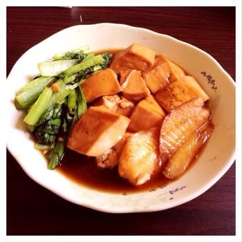 4月15日（火）夜ご飯★カレイの煮付け